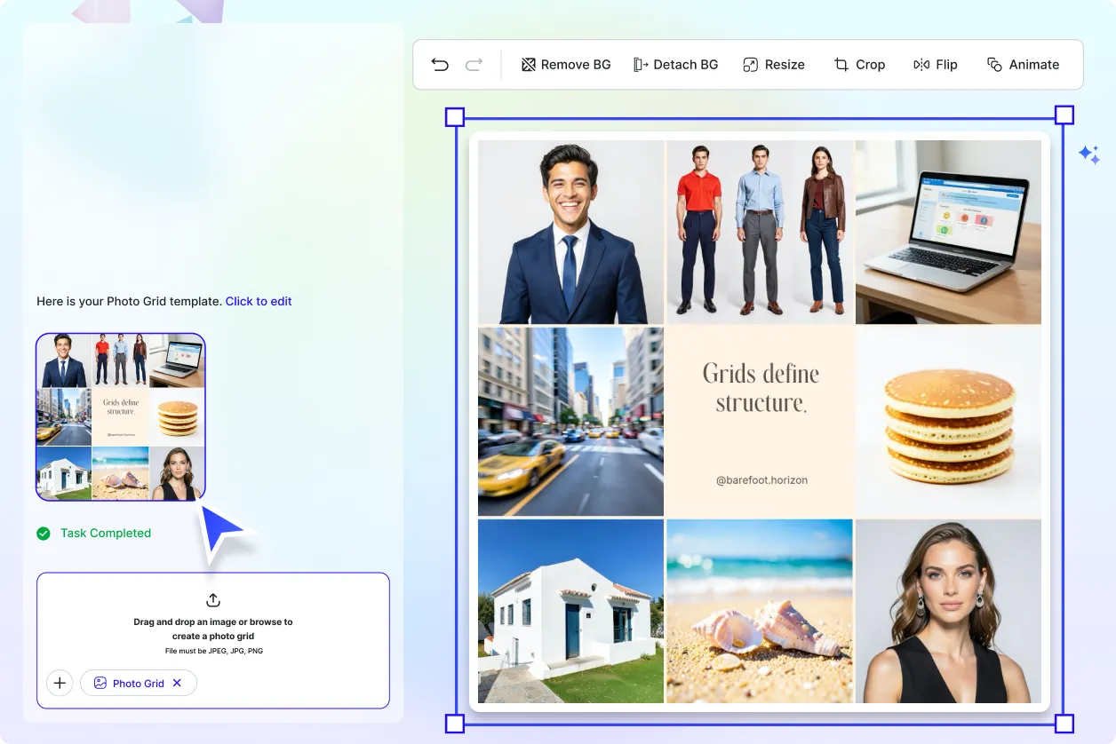 Free AI Photo Grid Generator, Create Photo Collages Online [ No Signup ]